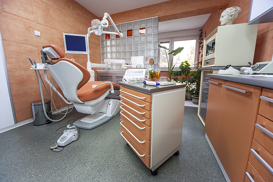 Dental-Office-Insurance-View-of-a-Dental-Office-Chair-Looking-Out-the-Window-of-the-Dental-Practice